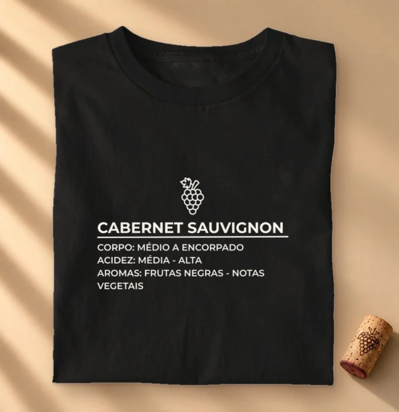 Camiseta Cabernet Sauvignon: Ficha Técnica