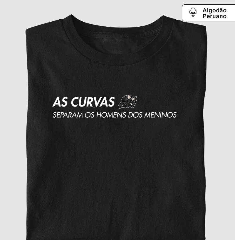 Curvas separam Homens de meninos