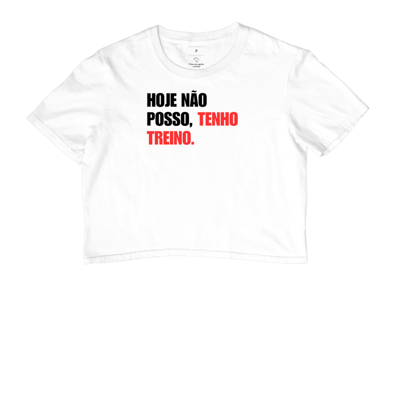 Hoje não posso, tenho treino.