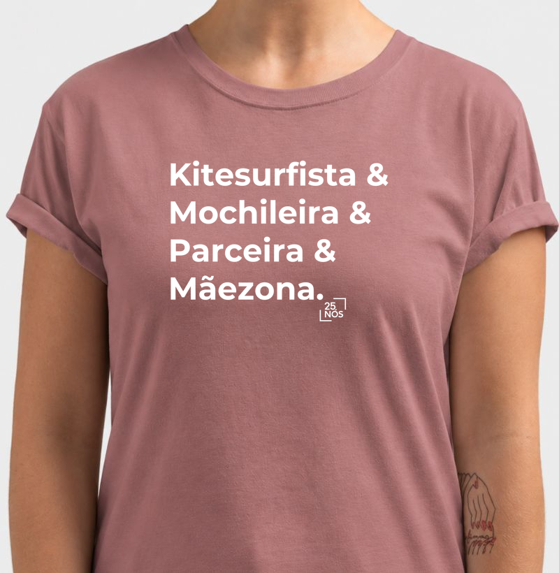 Mãezona, Mochileira e Kitesurfista
