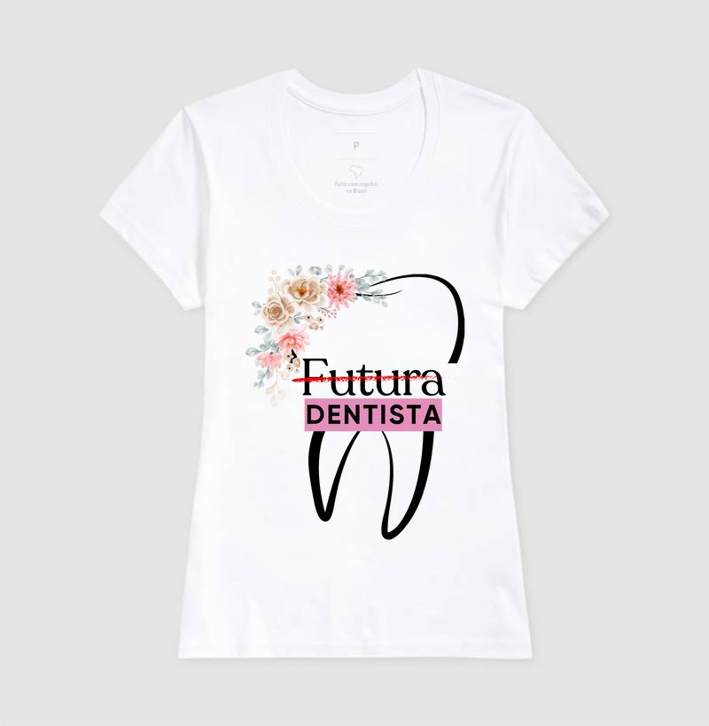 Tee "Futura Dentista" Código MIN01020