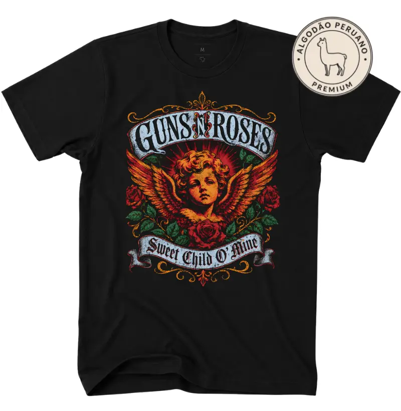 Camiseta Algodão Peruano Sweet Child O’ Mine