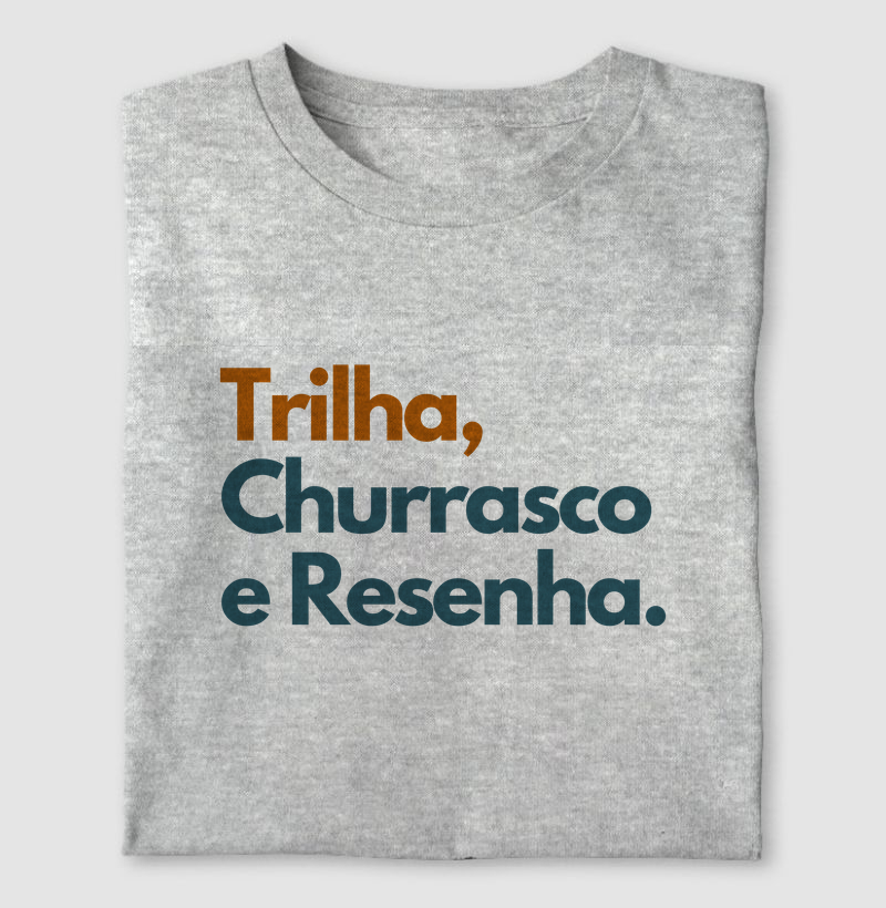 Trilha, churrasco e resenha