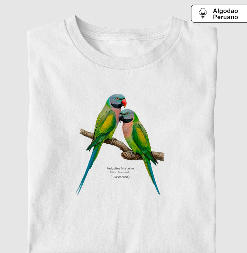 Traços Alados - Mustache - Algodão Peruano