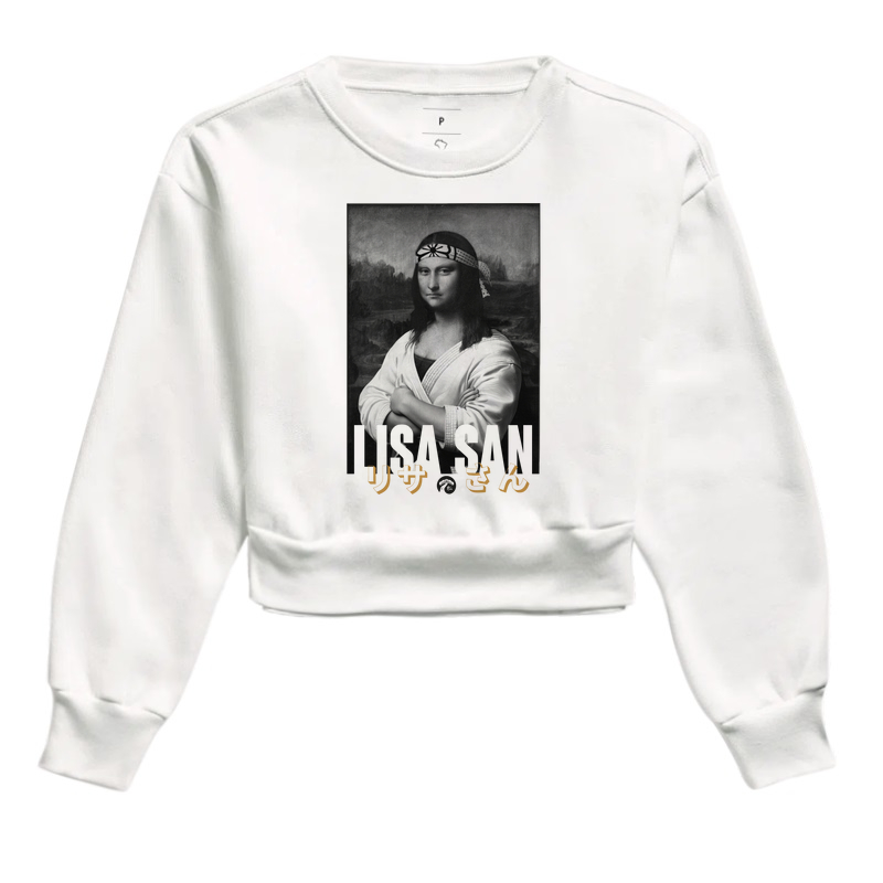 Lisa san - Moletom Cropped