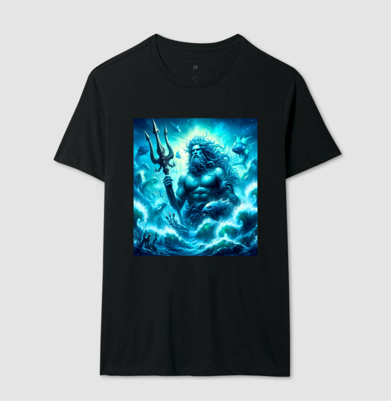 Camisa "Poseidon – O Deus dos Mares"