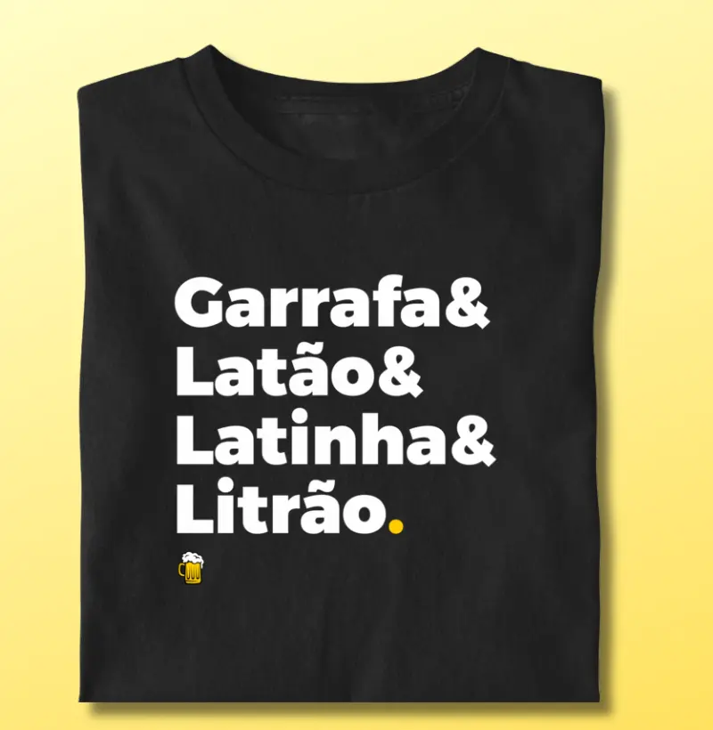 Garrafa Latão Latinha Litrão