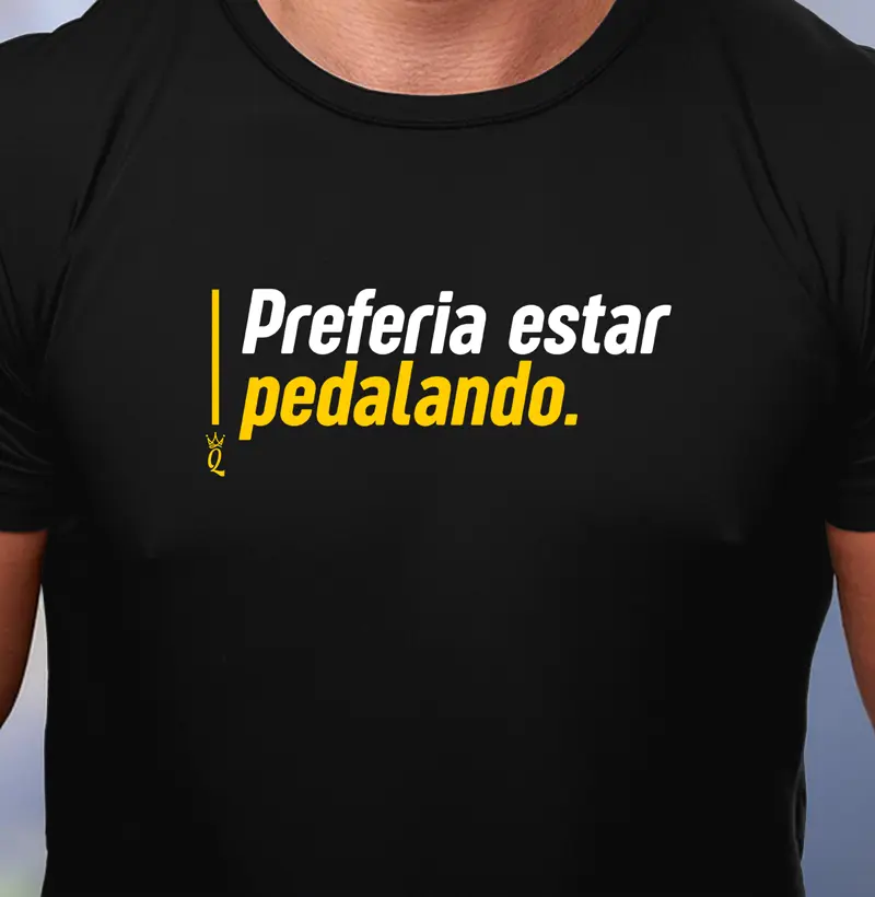 Preferia estar pedalando