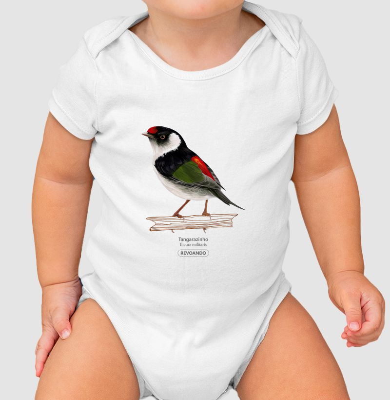 Aves do Brasil - Tangarazinho - Body Infantil