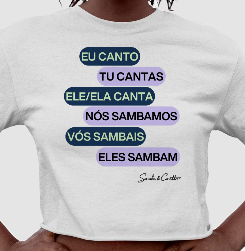 Cantar e Sambar: eu, tu, ela, nós, vós, eles