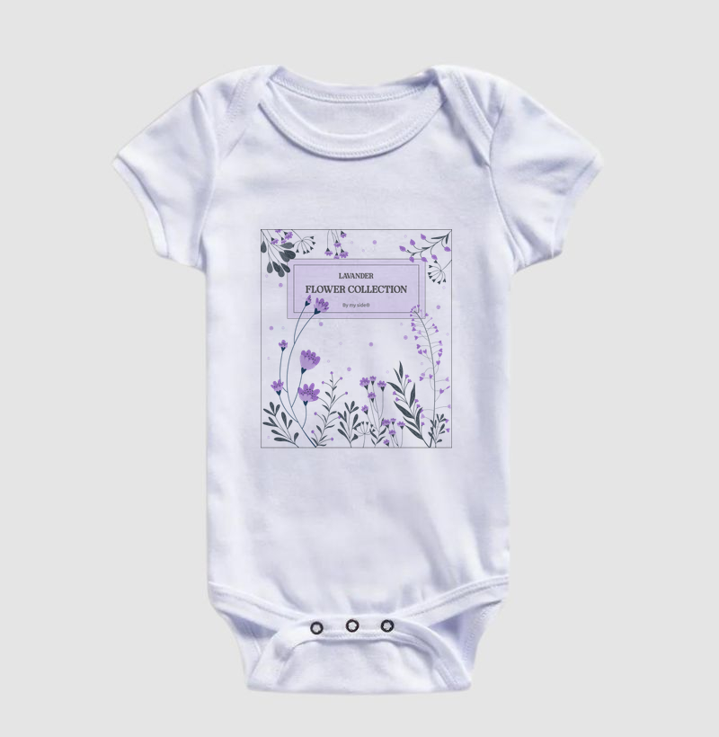 FLOR DE LAVANDA - Body Infantil