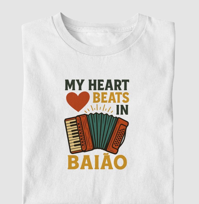 My heart beats in baião