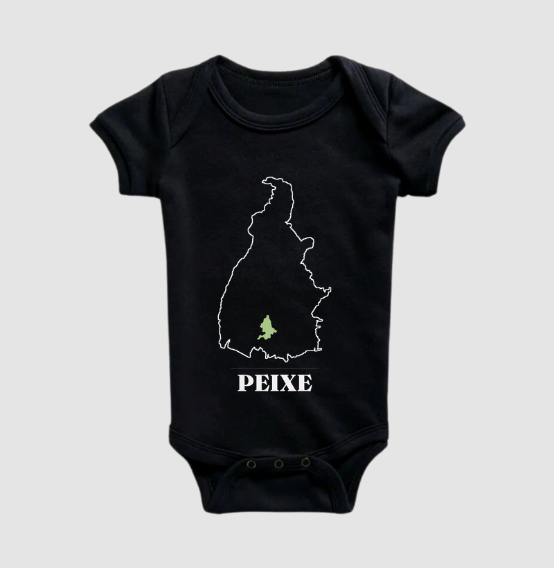 Peixe | Traço TO - Body Infantil