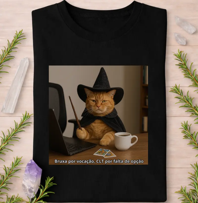 Bruxa por vocação, CLT por falta de opção