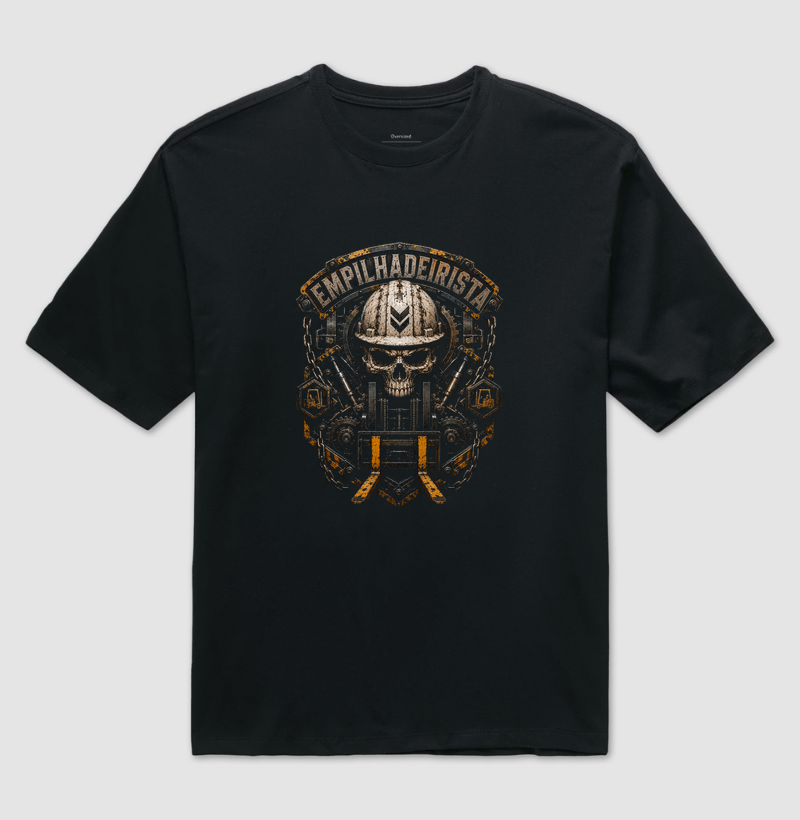 Escudo Empilhadeirista  - Camiseta Oversized