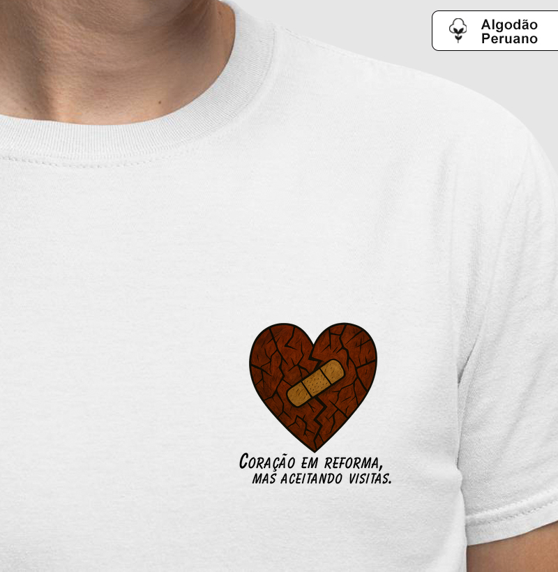 Coração em reforma, mas aceitando visitas.