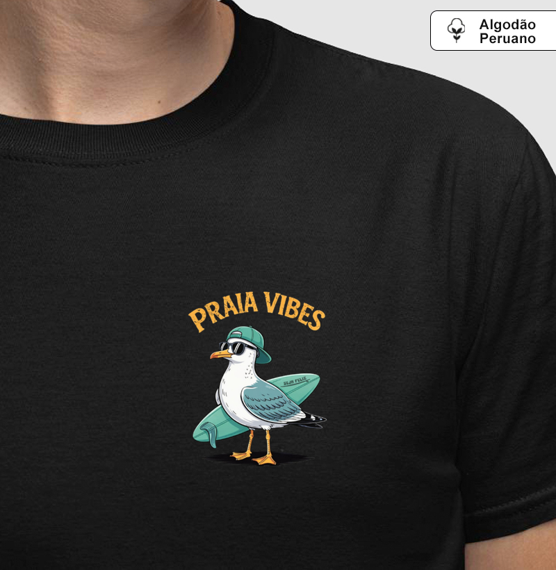 CAMISETA GAIVOTA PRAIA VIBE