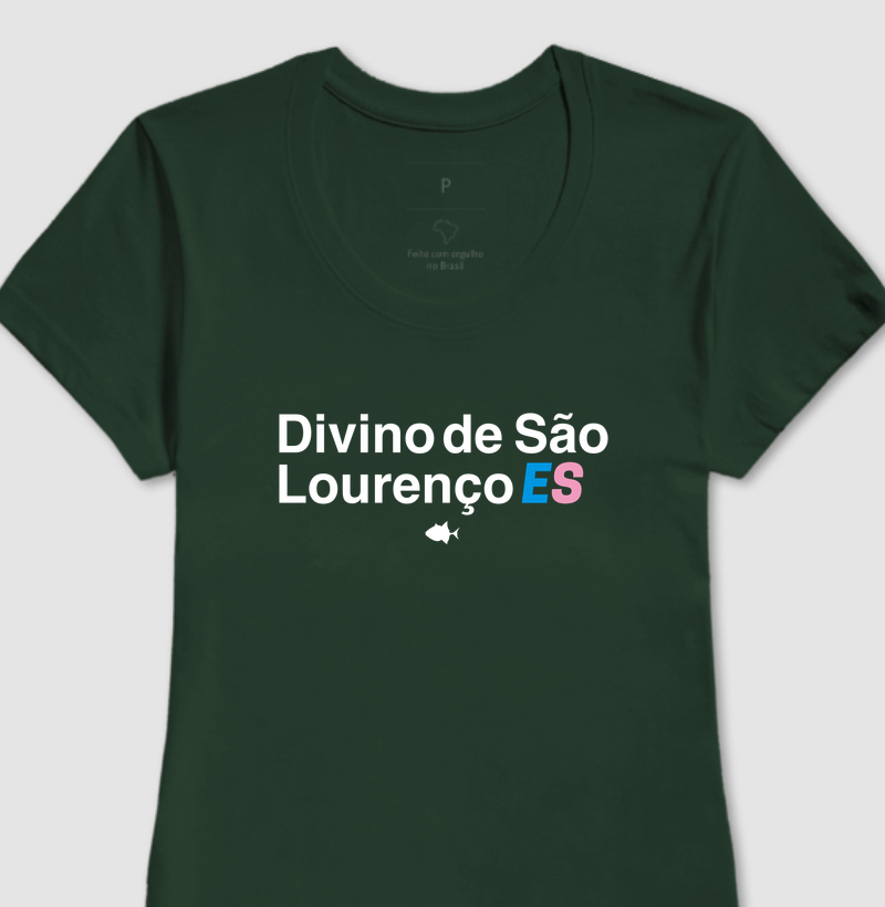 Cidades Divino de São Lourenço ES Colorido - Feminina - #28545