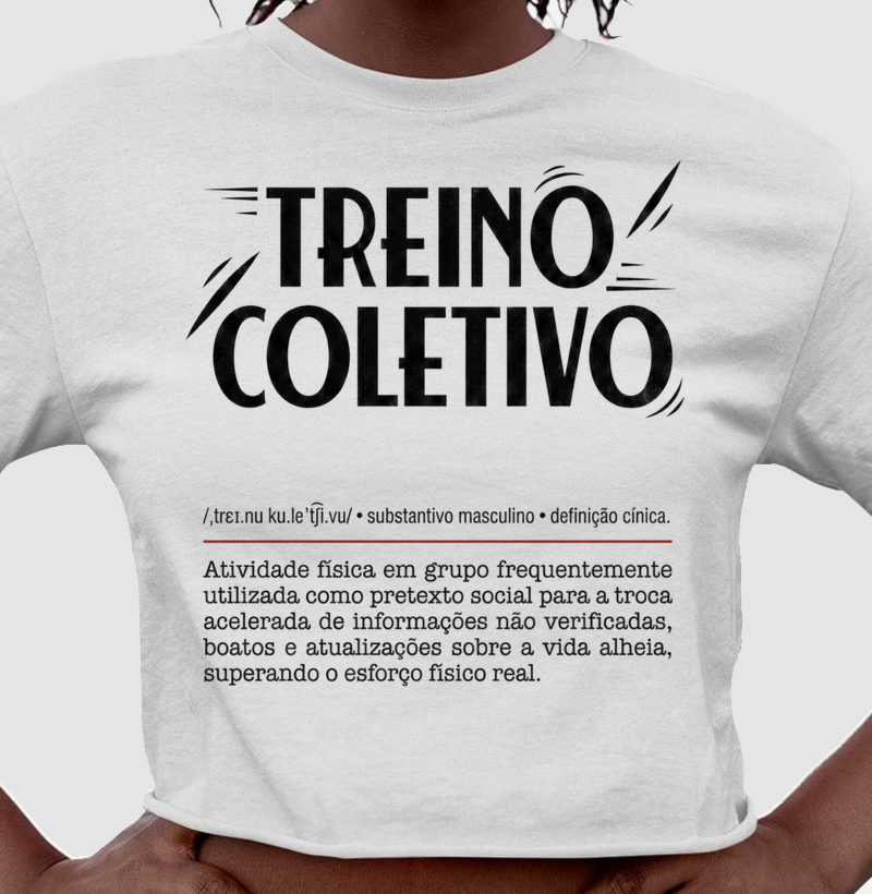 Cropped Treino Coletivo