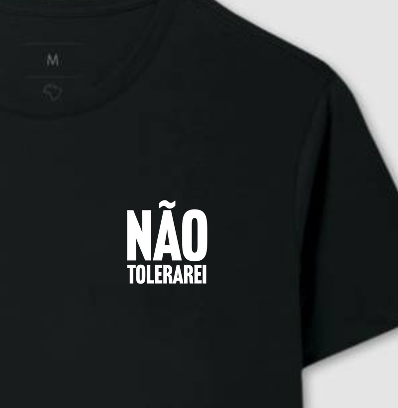 Não tolerarei