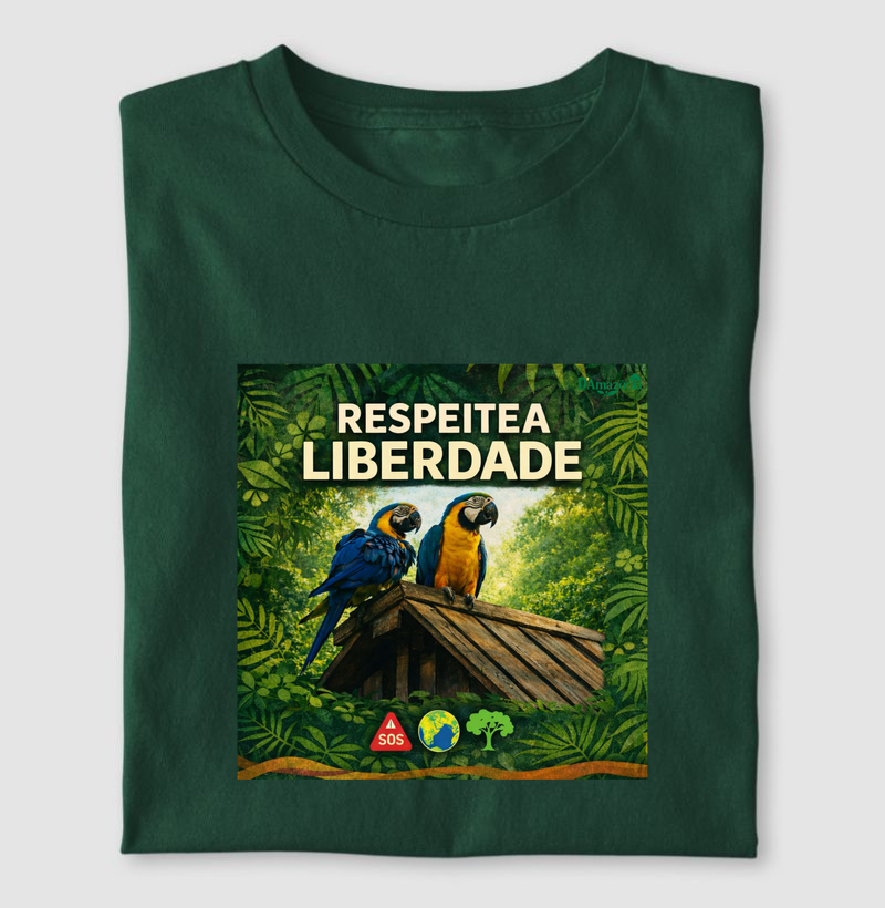 Respeite a liberdade dessas aves