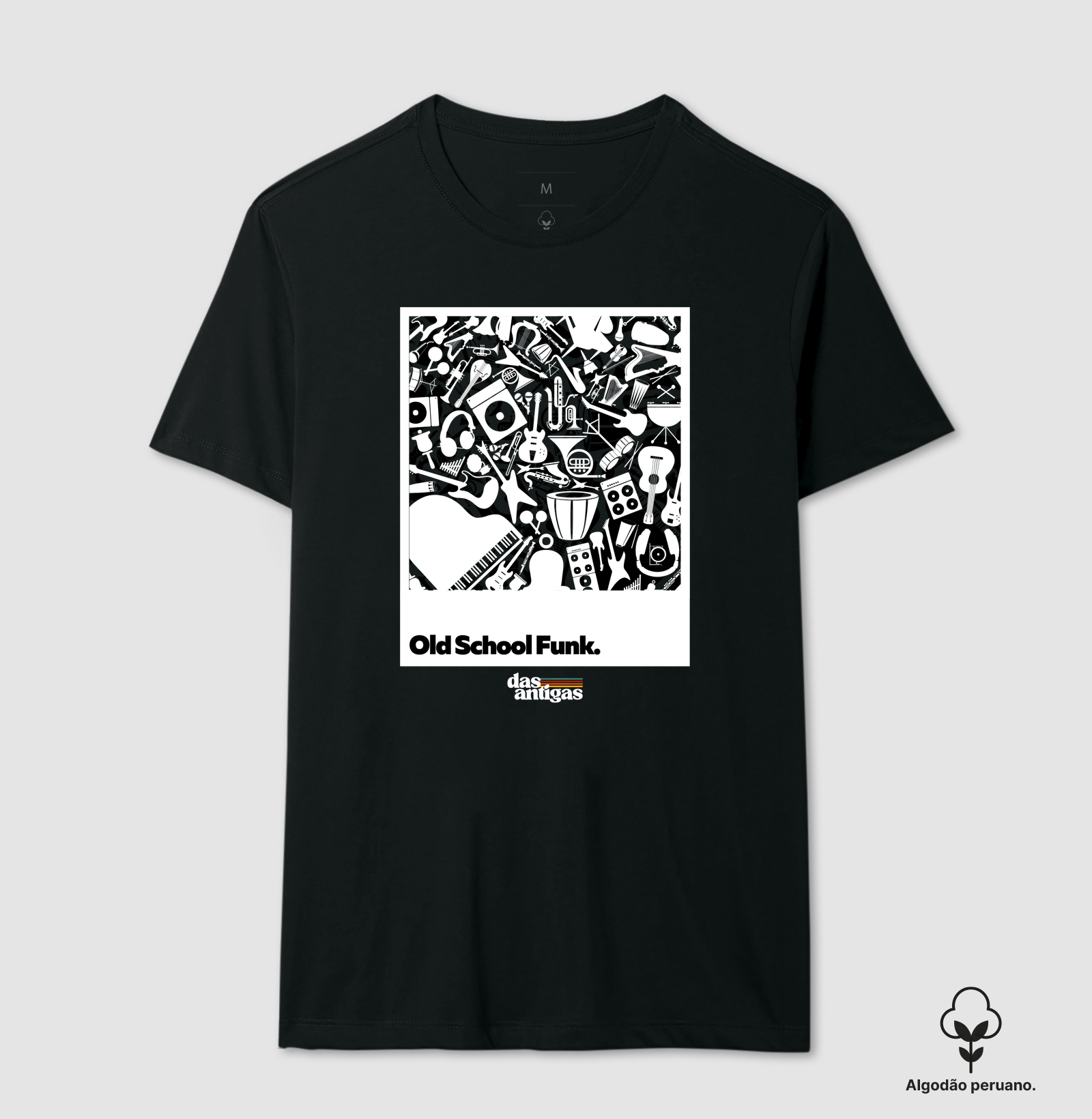 Old School Funk. - Camiseta Algodão Peruano