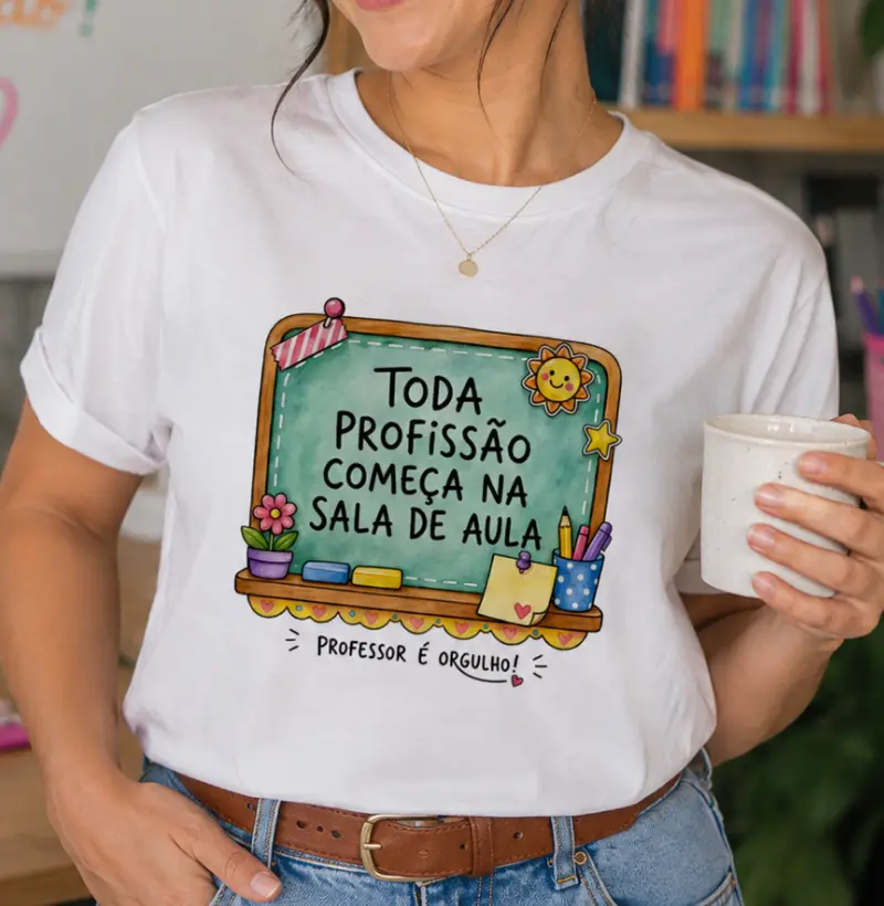 Toda Profissão Começa na Sala de Aula Professor é Orgulho