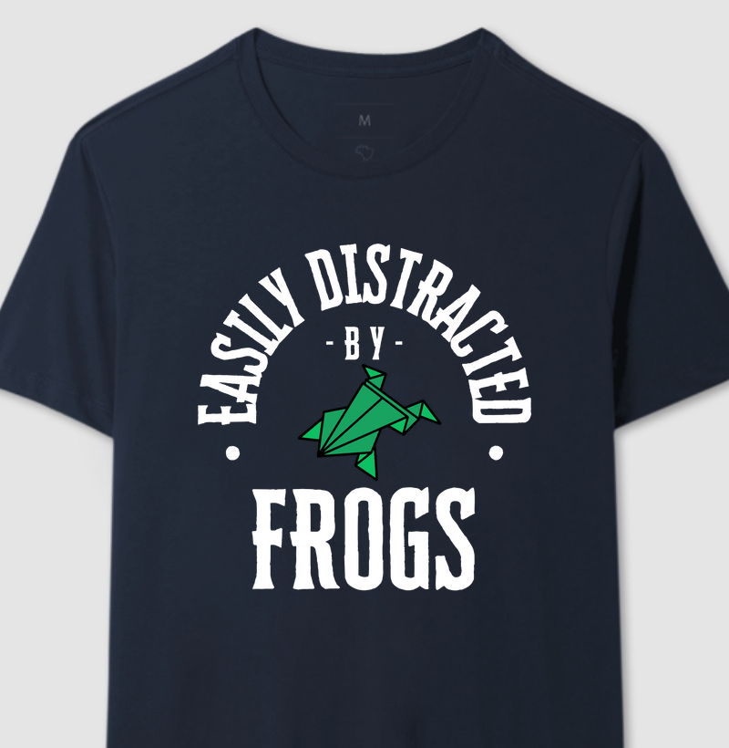 Easily Distracted by Frogs (Letras Brancas)