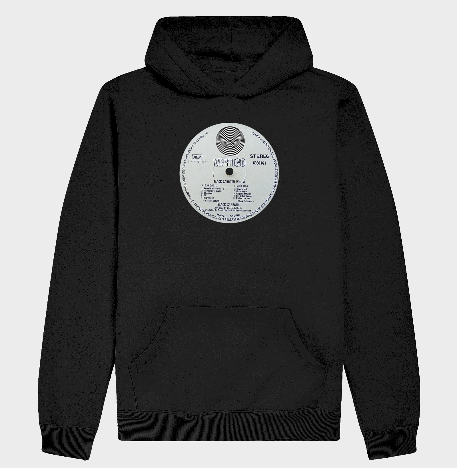 Label - Black Sabbath