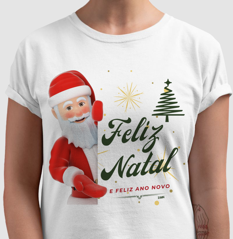 Camiseta ZBIN FELIZ NATAL