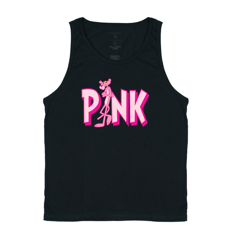 Camiseta Pantera Cor de Rosa