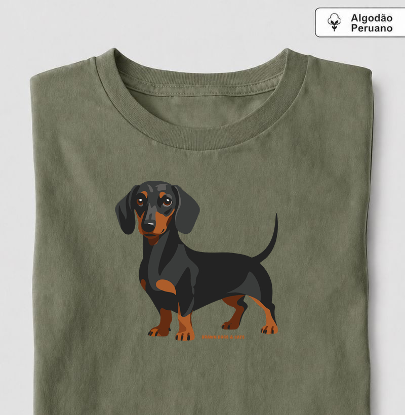 Dachshund - Camiseta Algodão Peruano