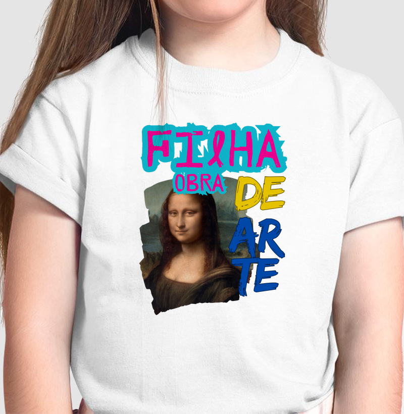 Filha Obra de Arte - Leonardo da Vinci