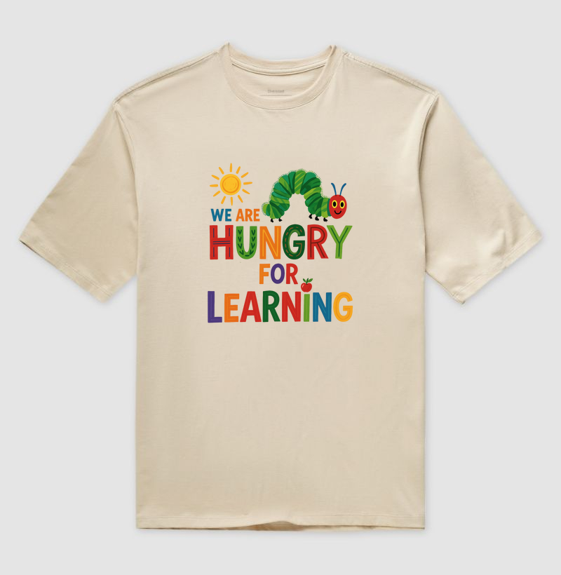 Camiseta Oversized | Hungry for Learning