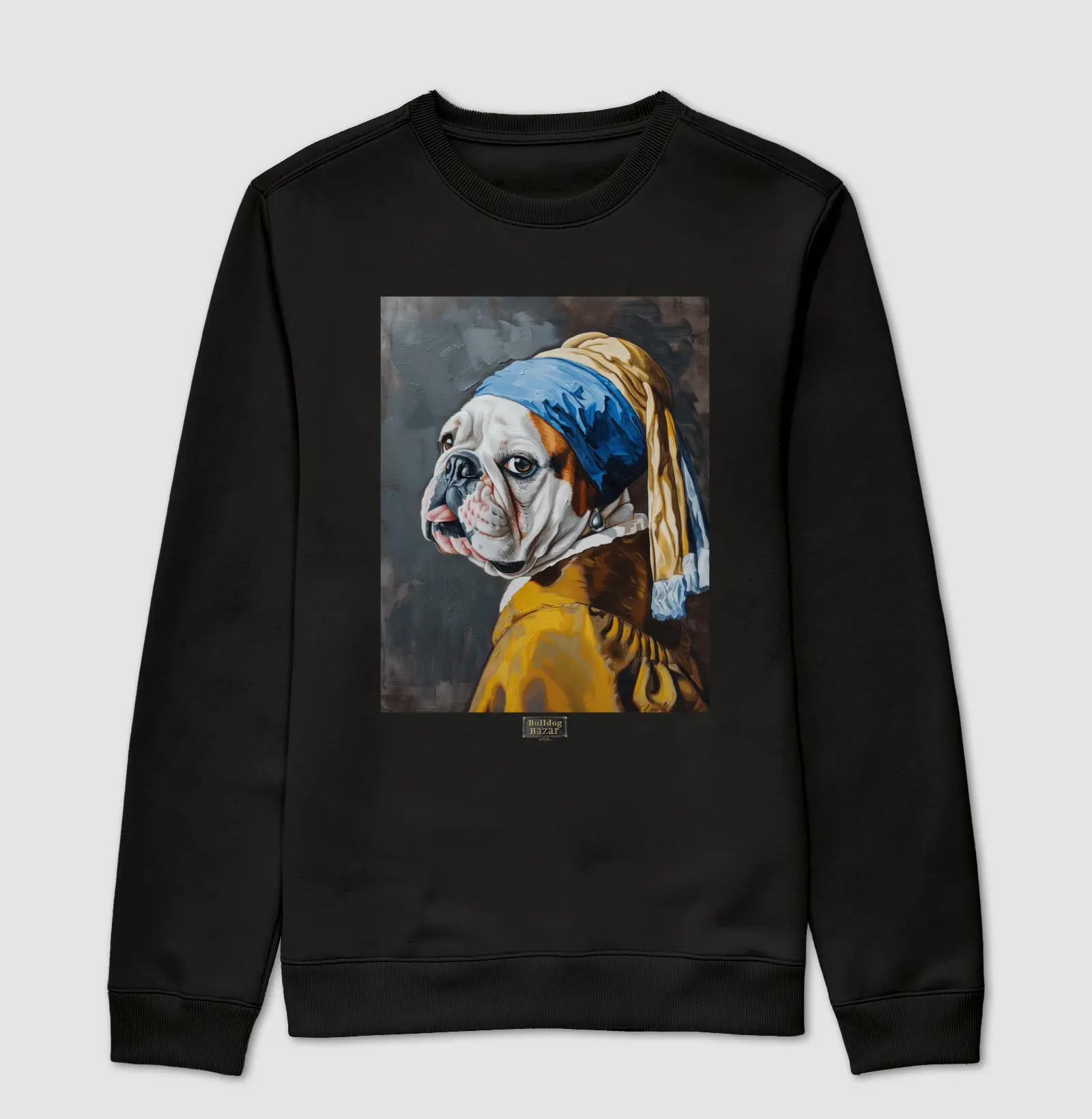 Sueter Bulldog Ingles "Inglesa do brinco de pérola"