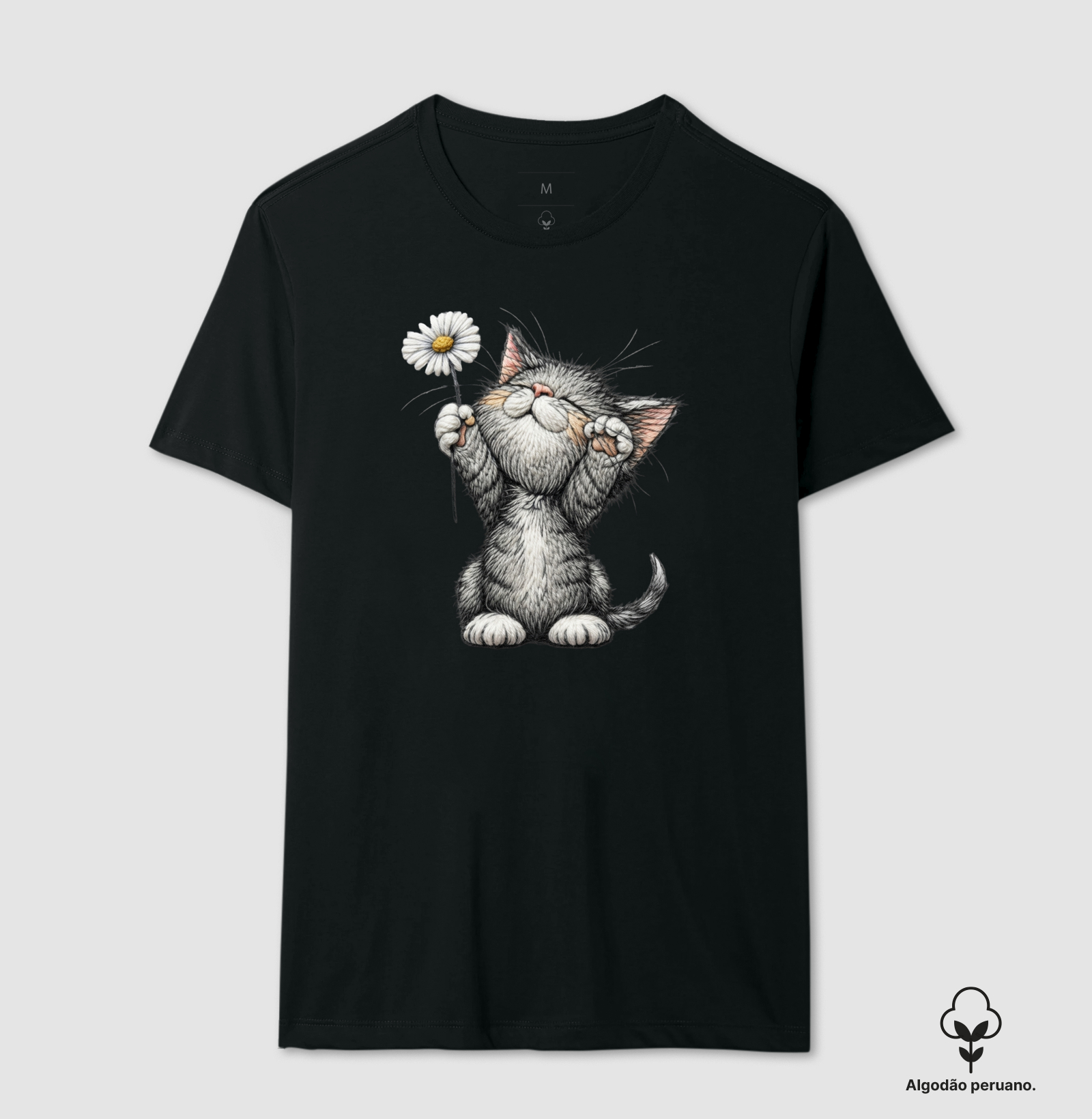 Alegrette - Camiseta Algodão Peruano