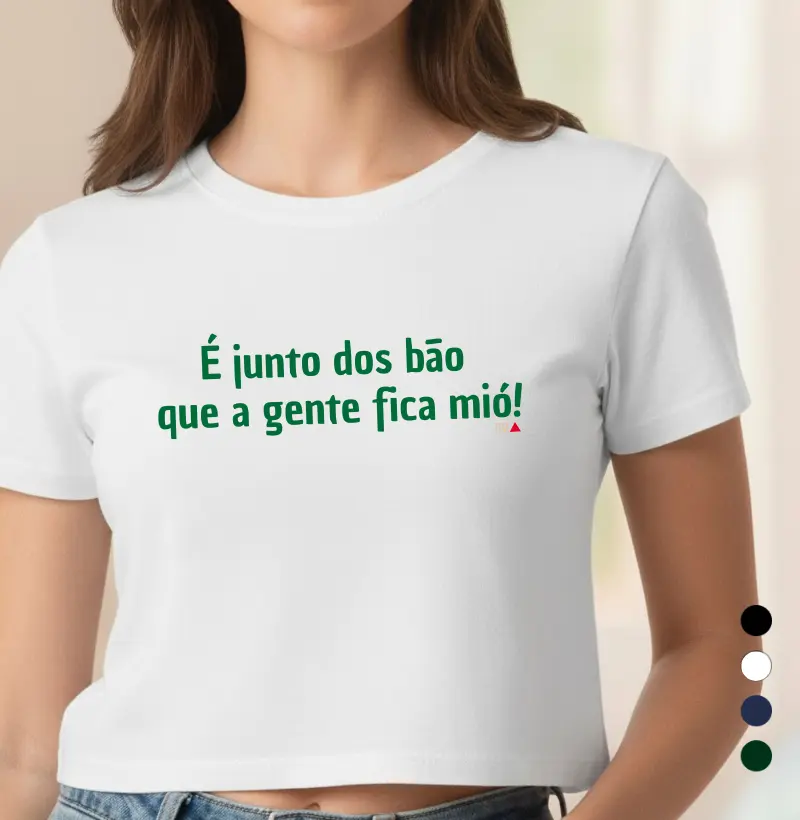 É junto dos bão que a gente fica mió