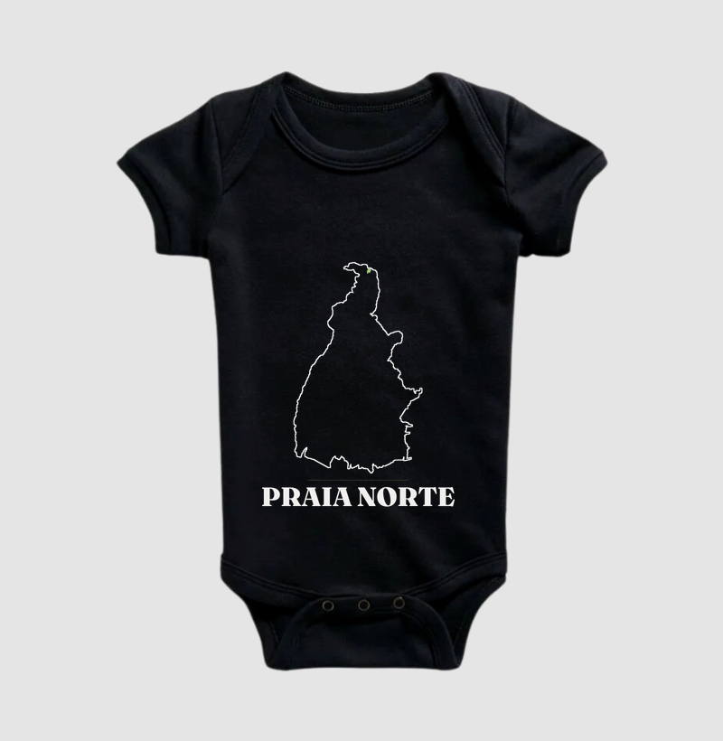 Praia Norte | Traço TO - Body Infantil