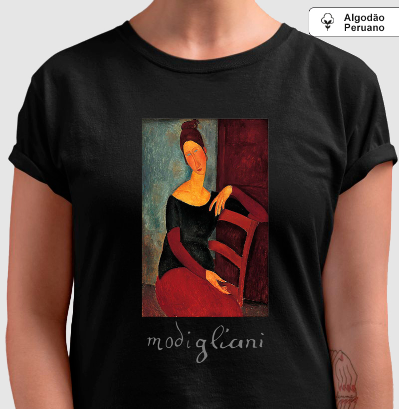 Amedeo Modigliani Wife Algodão Peruano 