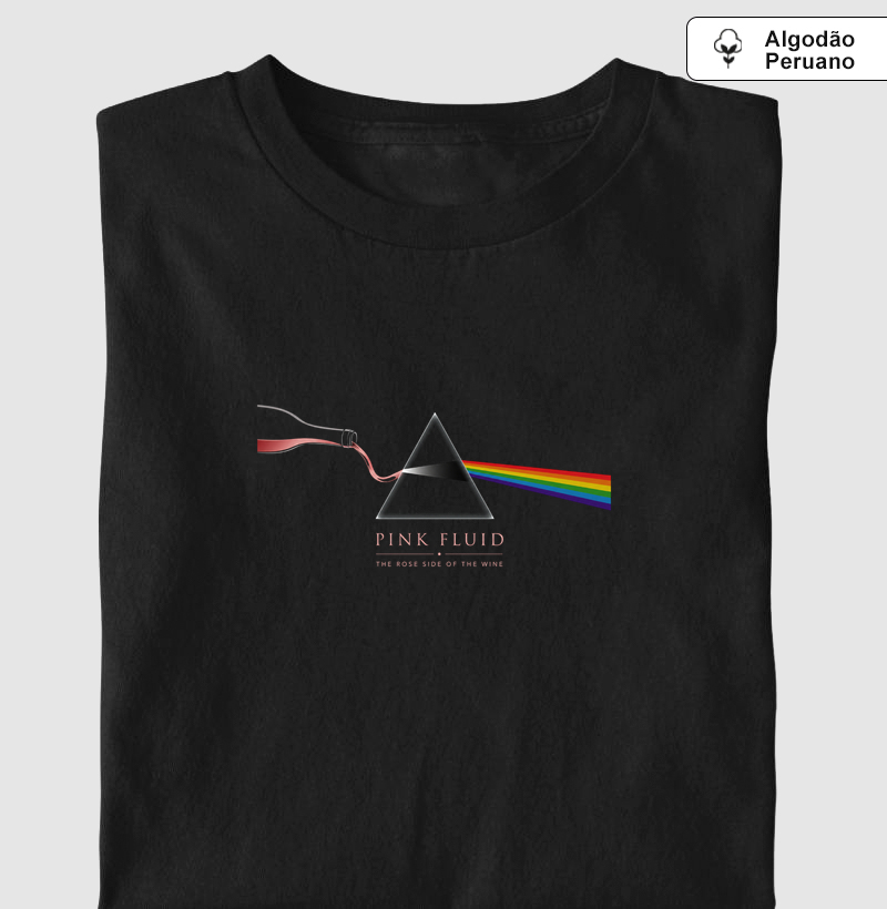 Pink Fluid - Camiseta Algodão Peruano