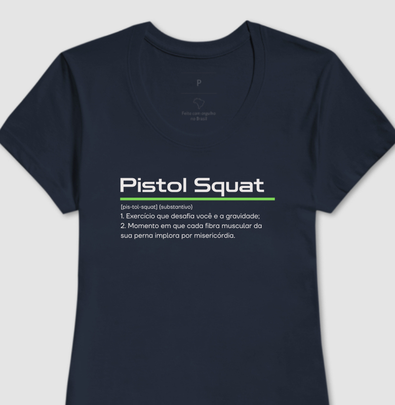 Pistol Squat no dicionário (Masc. e Fem.)