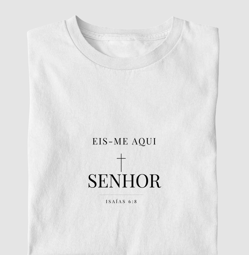Camiseta Isaías 6:8 Minimal