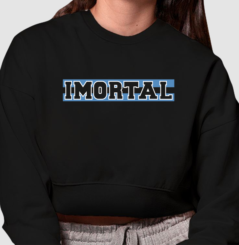 Moletom Cropped Imortal