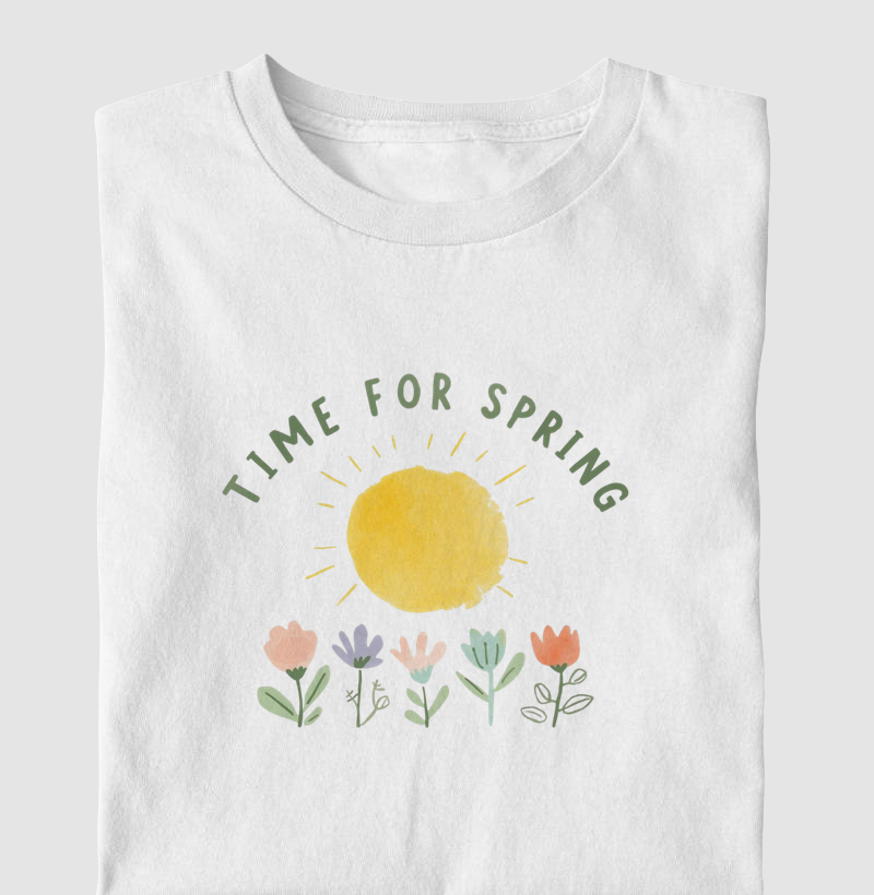 Camiseta Infantil Time for Spring