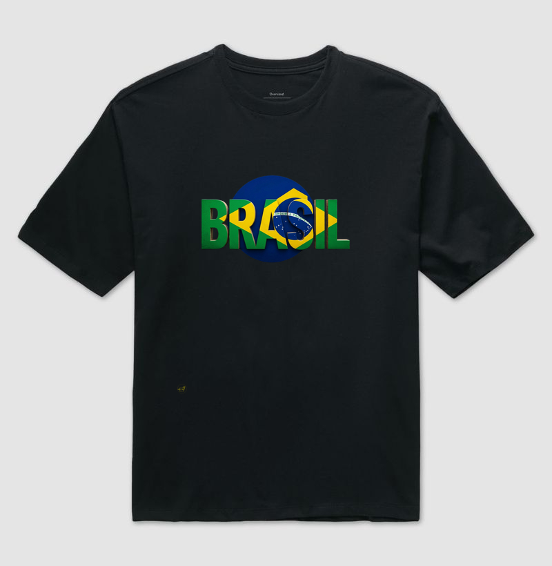 Brasil em cores e bandeira