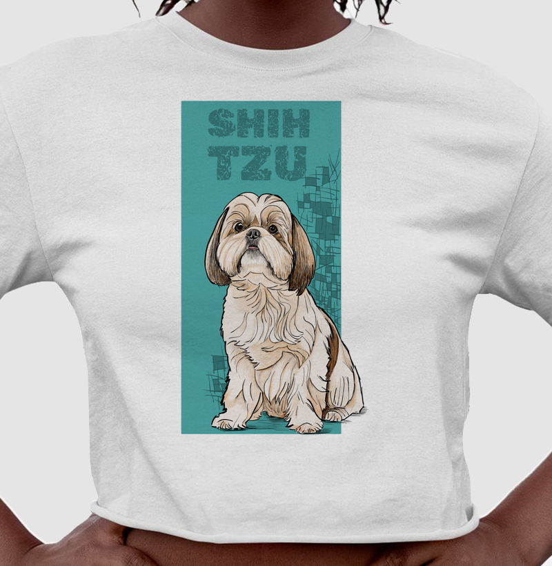 Cropped Cachorro Shih Tzu
