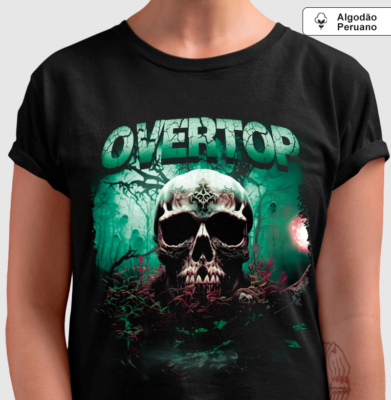 Camiseta Algodão Peruano - Overtop Album