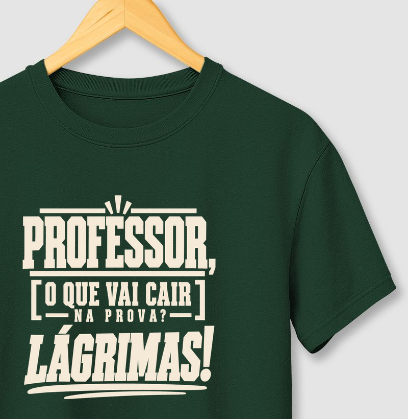 Camiseta Masculina Algodão O Que Vai Cair Na Prova