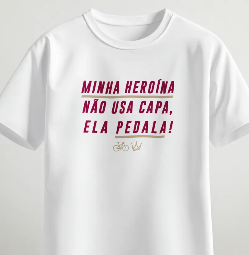 Minha heroína não usa capa ela pedala
