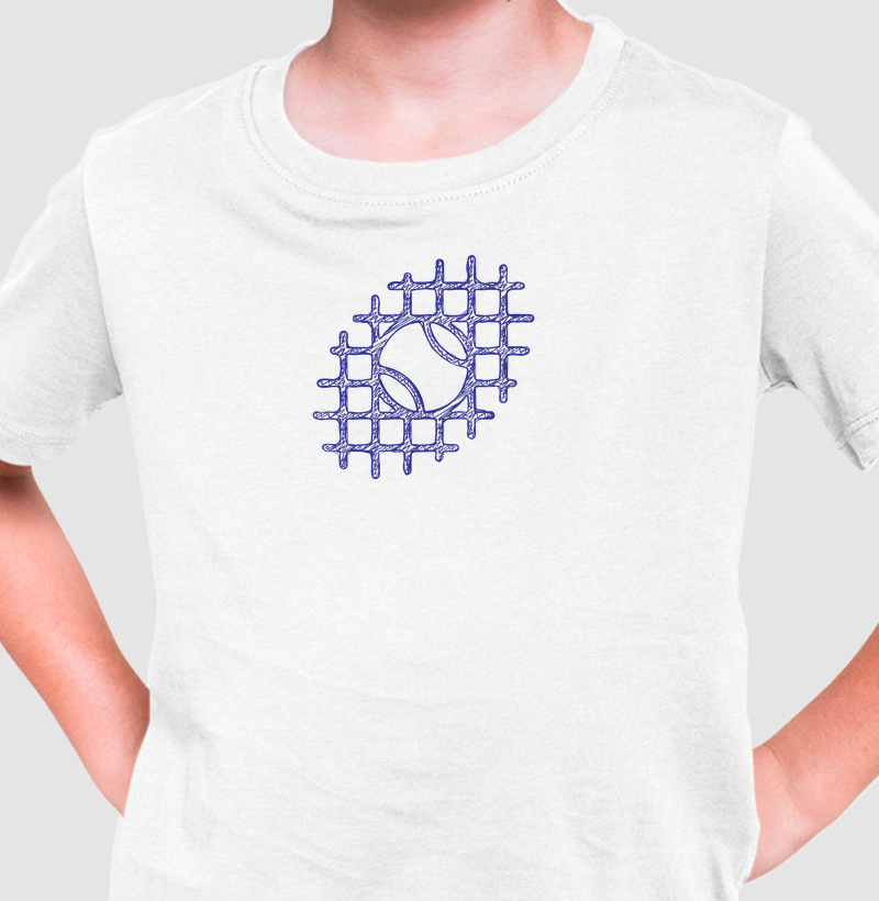 Bolinha na Grade - Camiseta Infantil